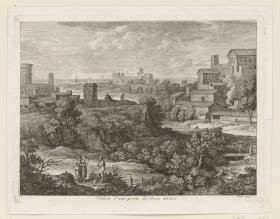 Veduta d'una parte di Roma Antica