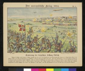 Der europäische Krieg 1914, Nr. 4 – Eroberung der belgischen Festung Lüttich.