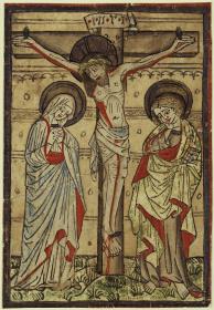 Maria und Johannes unter dem Kreuz