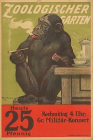 Zoologischer Garten. Heute Großes Militär-Konzert
