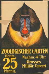 Zoologischer Garten. Heute grosses Militär-Konzert