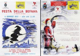 Festa della Befana / a ricevere i doni dai BABBI NATALI
