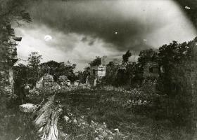 "Ansicht der Tempel und Paläste."