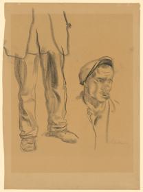 Stehender Arbeiter