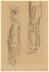 Stehender Arbeiter