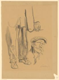 Stehender Arbeiter