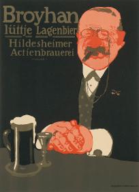 Broyhan lüttje Lagenbier. Hildesheimer Aktienbrauerei