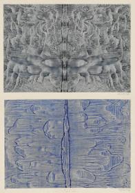 Geädertes Kleisterpapier
