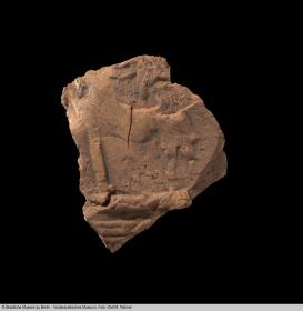 Tonverschlussfragment mit Siegelabrollung