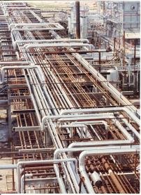 Mannesmann, Caltex Raffinerie Raunheim im Bau