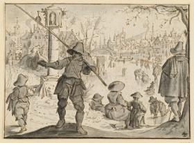 Der Winter (Die Monate Dezember und Januar), aus einer sechsteiligen Folge der zwölf Monate