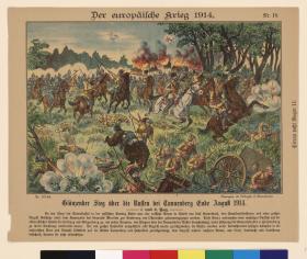 Der europäische Krieg. 1914. Nr. 10. - Glänzender Sieg über die Russen bei Tannenberg Ende August 1914. - 1. und 2. Tag