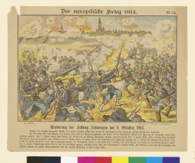 Der europäische Krieg. 1914. Nr. 14 – Eroberung der Festung Antwerpen am 9. Oktober 1914.