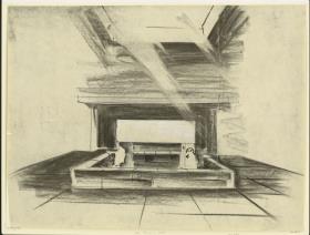 Wettbewerb Umgestaltung Neue Wache Berlin, Innenraum, Variante