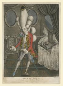The Macaroni. A real Character at the Late Masquerade