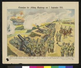 Einnahme der Festung Maubeuge am 7. September 1914