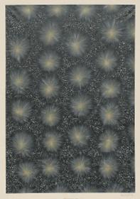 Sprenkelpapier (mit sonnenähnlichen Motiven)