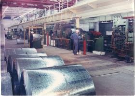 Mannesmann, Coils in der Bandverzinkung in Finnentrop