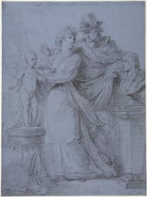 Selbstbildnis mit Ehefrau und Sohn