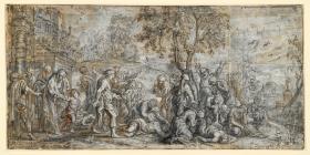 Die Trauer um den Tod von Pyramus und Thisbe