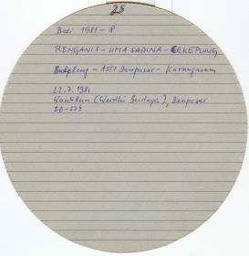 Schumacher Bali 1981