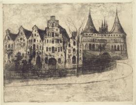 Lübeck (Das Holstentor)