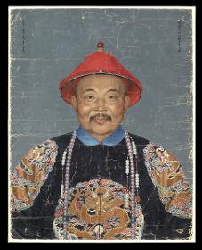 Porträt des mongolischen Fürsten  Dawaci (? - 1759), Nr. 4 der Serie der Dörbed-Fürsten