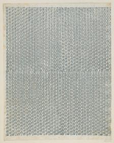 Modeldruckpapier mit Silberdruck (geometrisches Flächenmuster)