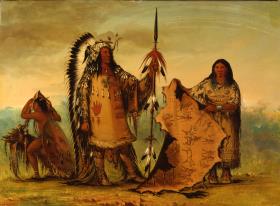 "Mandan-Indianer"