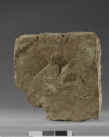 Mauerbackstein mit Stempelungen