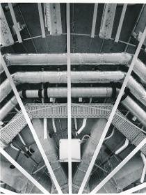München, Hauptverwaltung der BMW AG, Baustelle, Detail