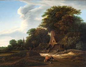 Landschaft (Kopie nach Salomon van Ruisdael)