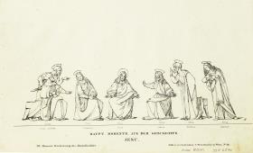 Haupt Momente aus der Geschichte Jesu. VII. Moment. Einsetzung des Abendmahls.