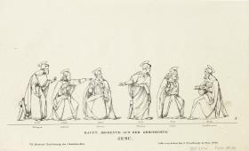 Haupt Momente aus der Geschichte Jesu. VII. Moment. Einsetzung des Abendmahls.