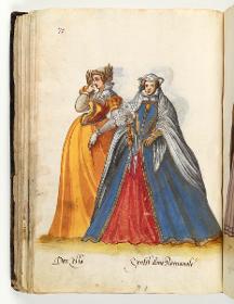 Trachtenbuch: Don cello. Gentil done Romanole
