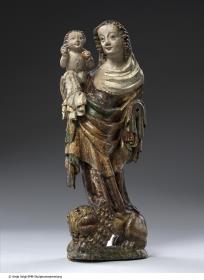 Muttergottes auf dem Löwen