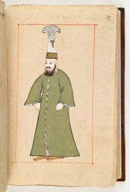 Türkisches Trachtenbuch: Yeniçerlerin başsavcı (Oberbefehlshaber der Janitscharen)