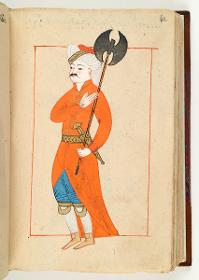 Türkisches Trachtenbuch: Vezir satiri (Hellebardier des Großwesirs)