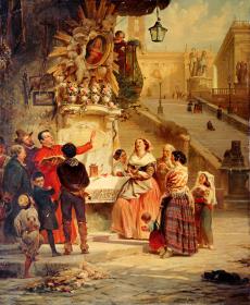 Messe bei S. Maria in Aracoeli in Rom