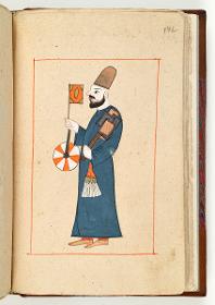 Türkisches Trachtenbuch: Yelpazeci (Fächermacher/ Fächerhändler)