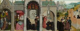 Szenen aus dem Leben des hl. Bertin - Verkündigung mit Propheten und Evangelisten