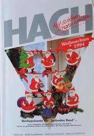 HACH Mit schönen Dingen werben Weihnachten 1994