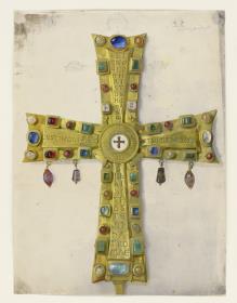 Das Kreuz Kaisers Justin "Crux Stationalis" (vordere Seite)