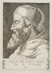 Porträt des Papstes Paul III., Alessandro Farnese
