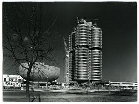 München, Hauptverwaltung der BMW AG, Ensemble, Baustelle