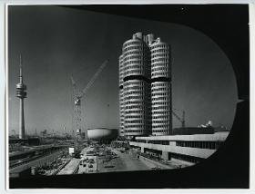 München, Hauptverwaltung der BMW AG, Ensemble, Baustelle