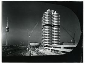 München, Hauptverwaltung der BMW AG, Ensemble, Baustelle