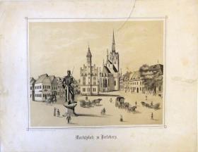 Marktplatz zu Perleberg.