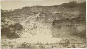 Geologischer Aufschluß, Sambaquí Cabecuda bei Laguna, Sta. Catharina