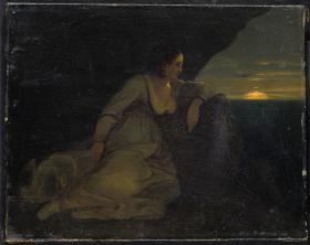 Frau am Meer